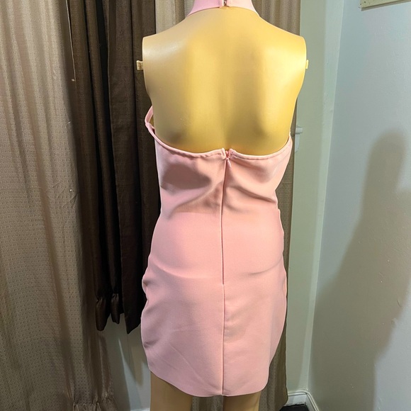 Sexy Mini Birthday Cocktail Dress Women Pink Mini Dress - Picture 2 of 13